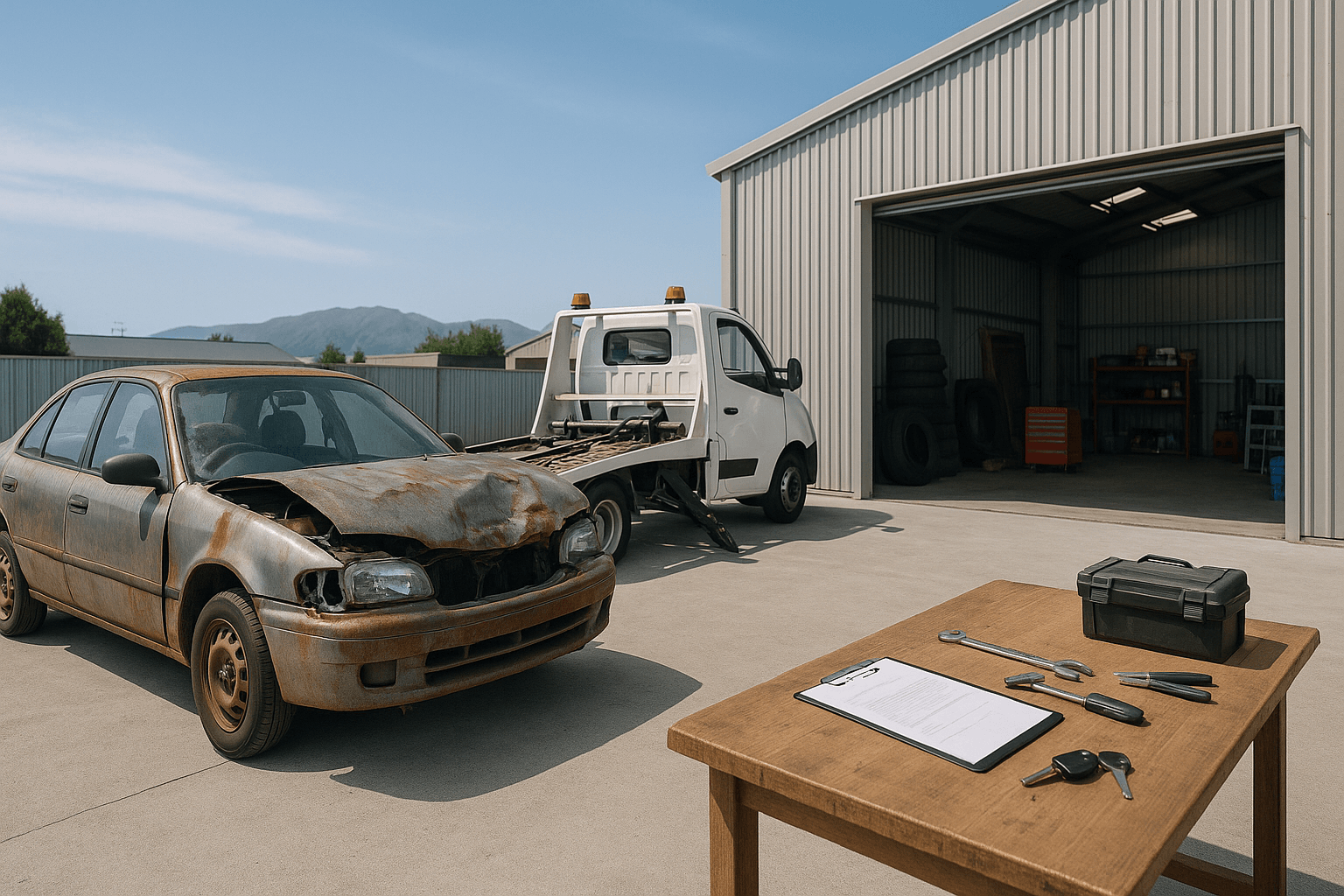 essentials of selling a scrap car Ashburton