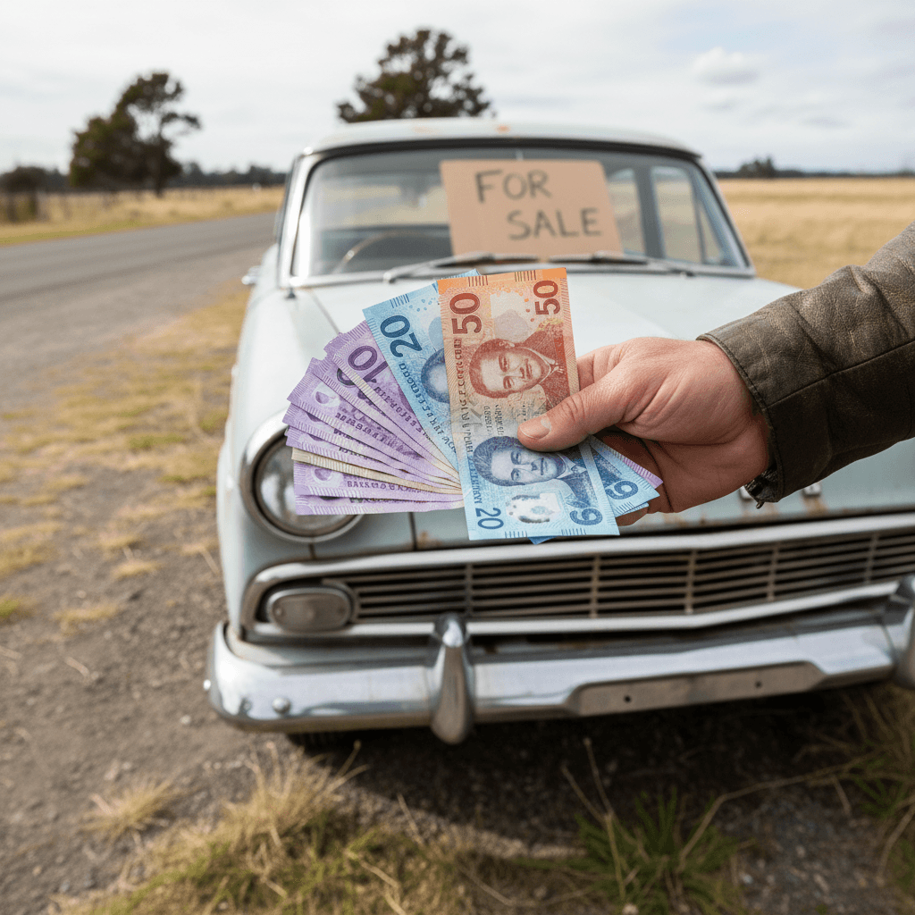 cash payment for unwanted car in Kaikoura New Zealand