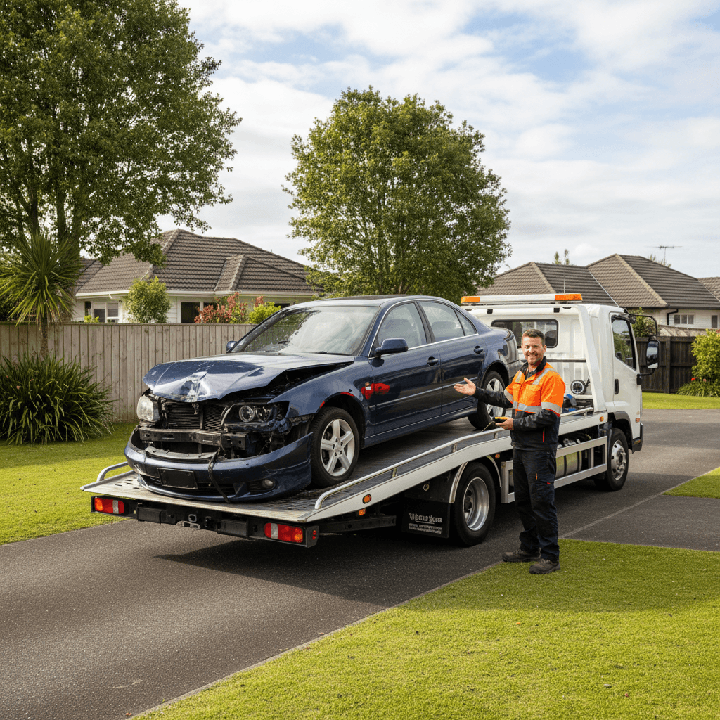 professional car removal service collecting vehicle in Kaikoura